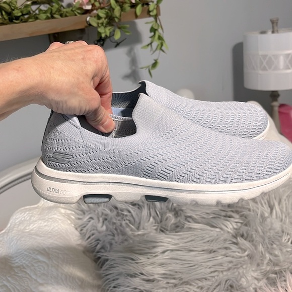 Sketchers Performance Go Walk 5 Machine Washable Lightweight  Blue Womens 6 - Picture 3 of 15